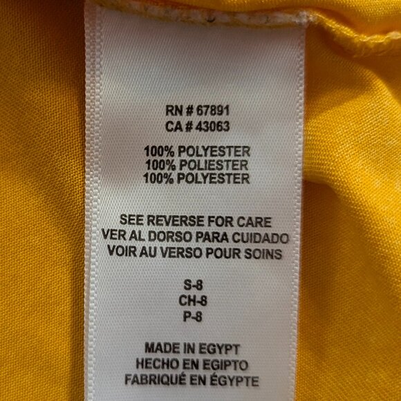 Kansas City Chiefs Yellow Shirt Size Small and Baseball Cap Dark Red/Wine Color - Picture 6 of 11